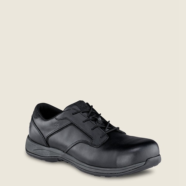 Red Wing Mens Oxford - Comfortpro - Soft Toe - Black - NTR285360